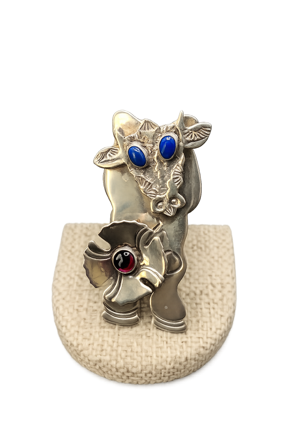 Sterling Cow pin by Grady Alexander