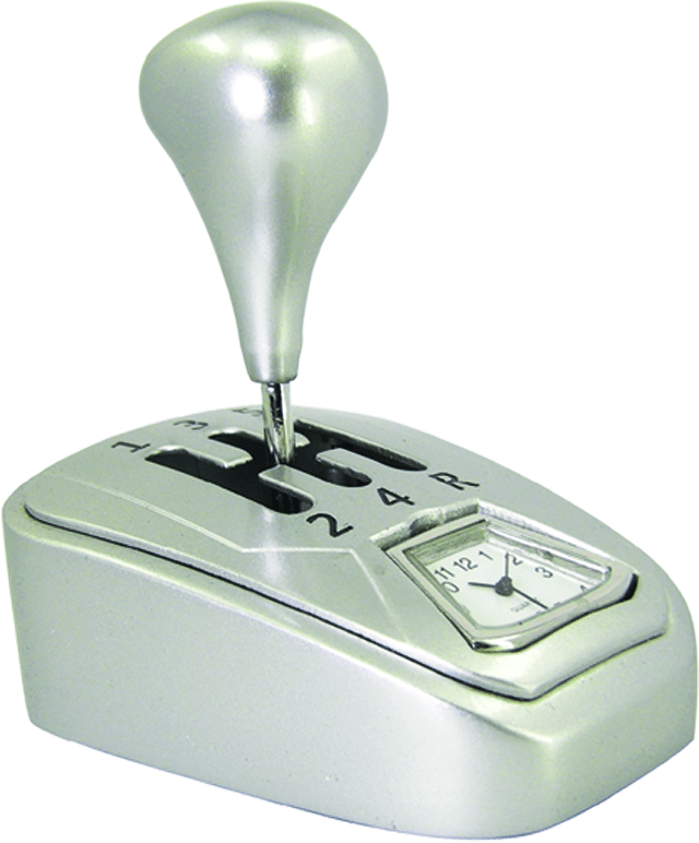 Stick Shift Miniature Gear Box Car Clock