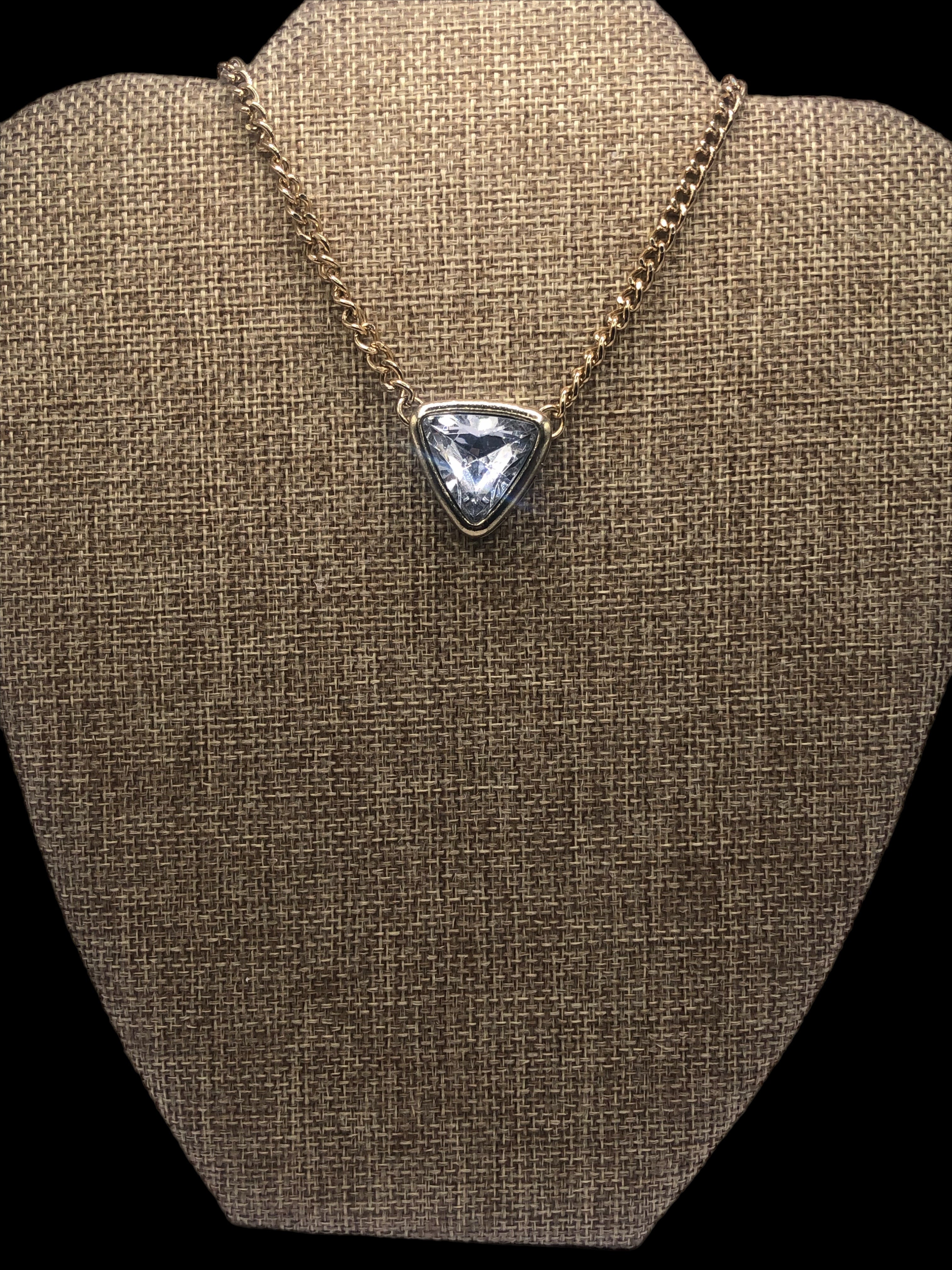 Cresent Shape Costume Jewelry Necklace