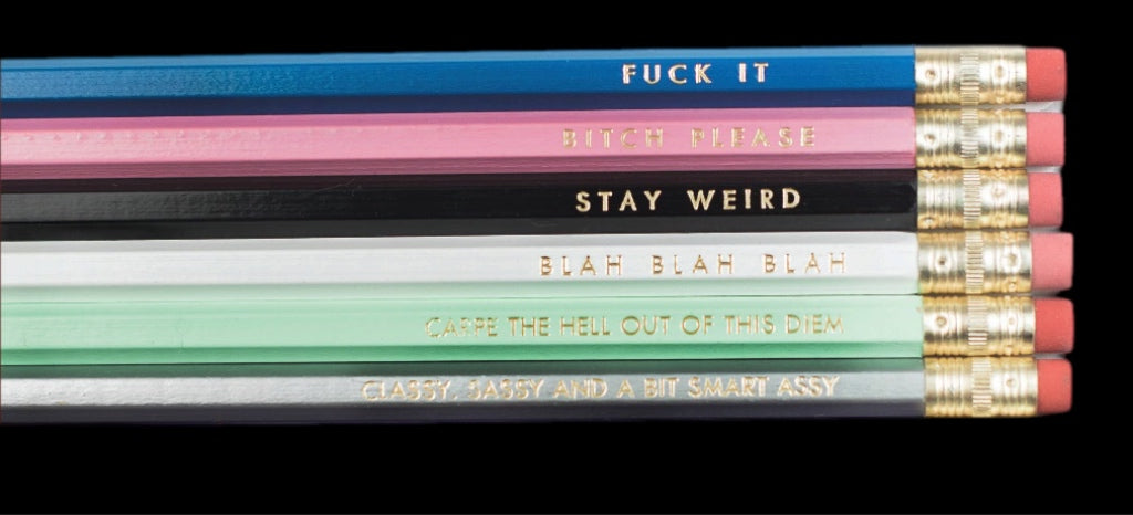 Assorted Pencils, set of 6