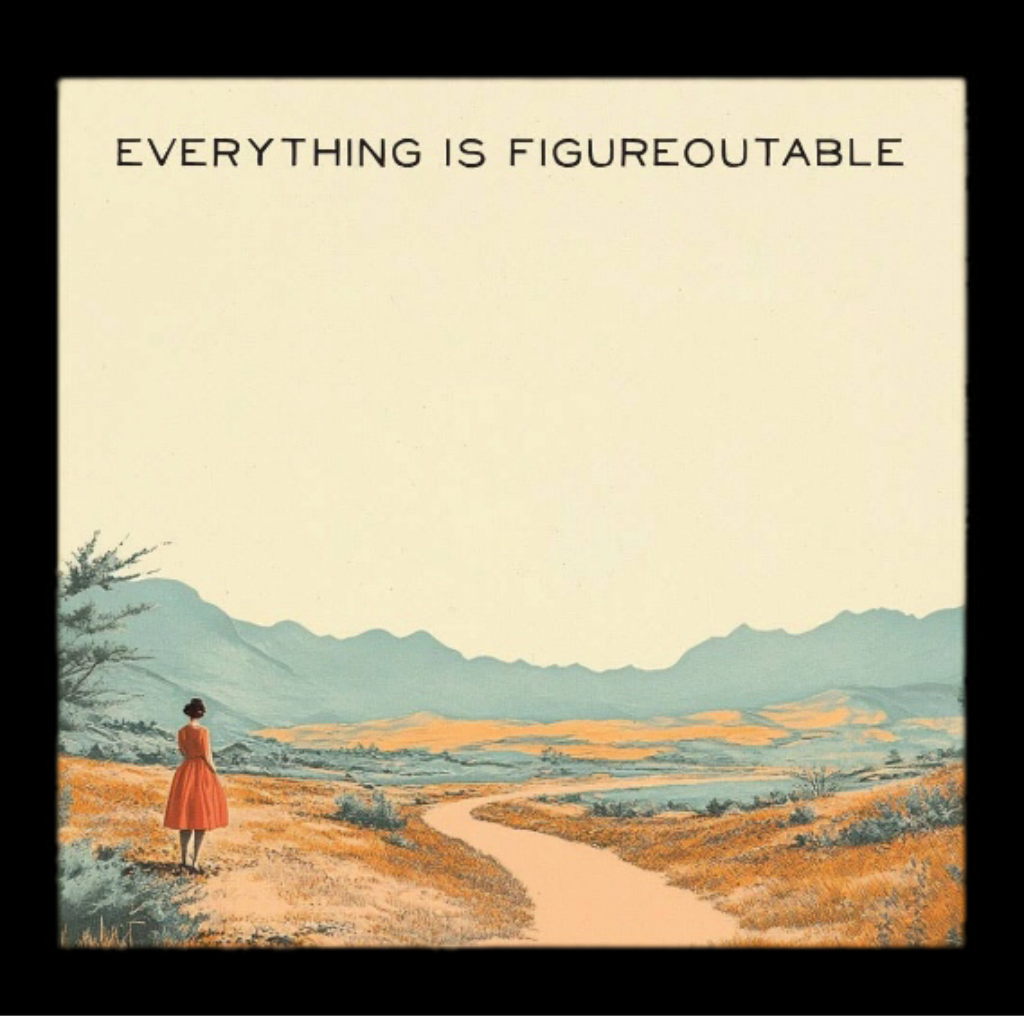 Everything is Figureoutable -  l Sticky Note Pad