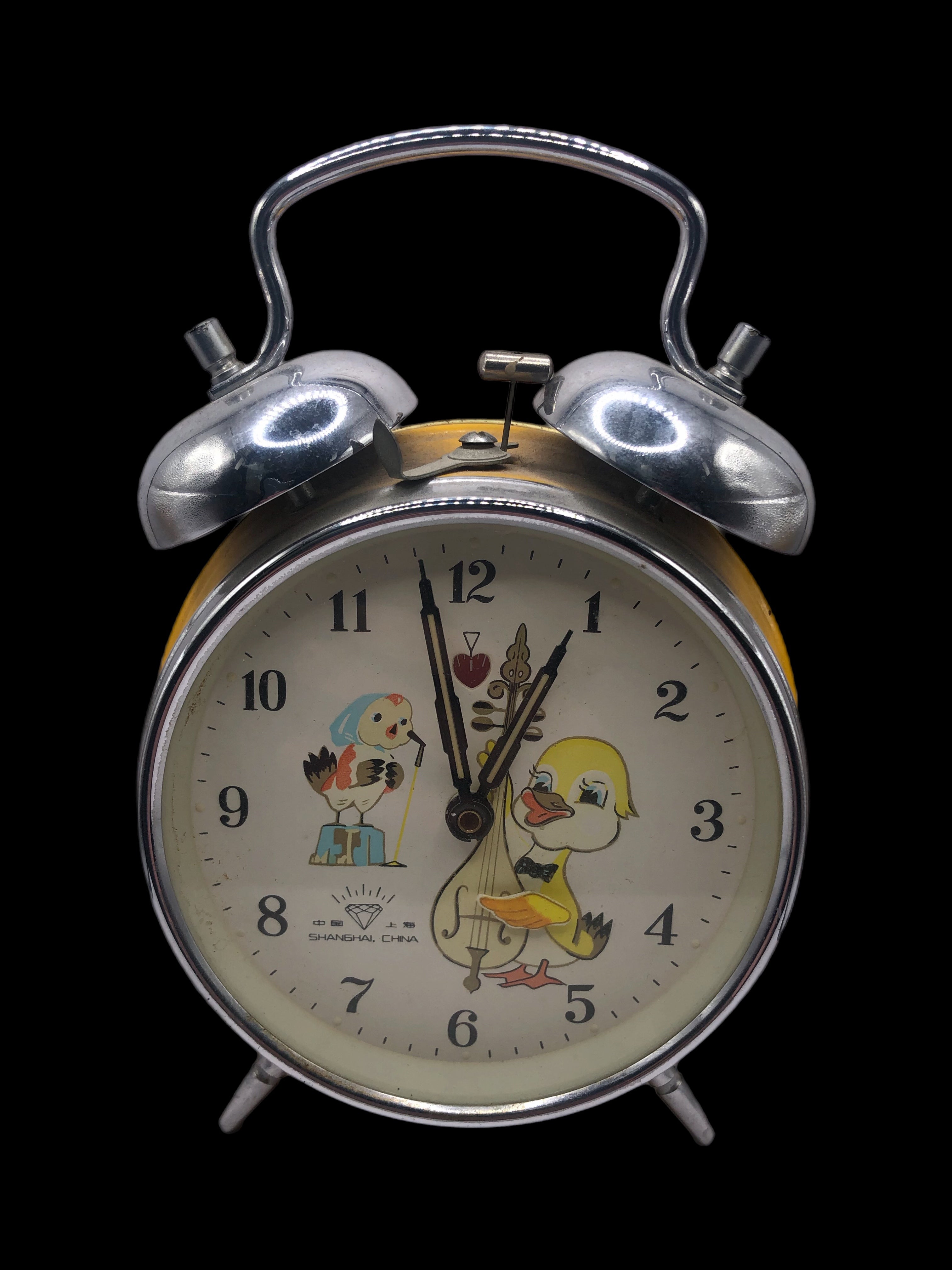 Animated Duck Dimond Alarm Clock