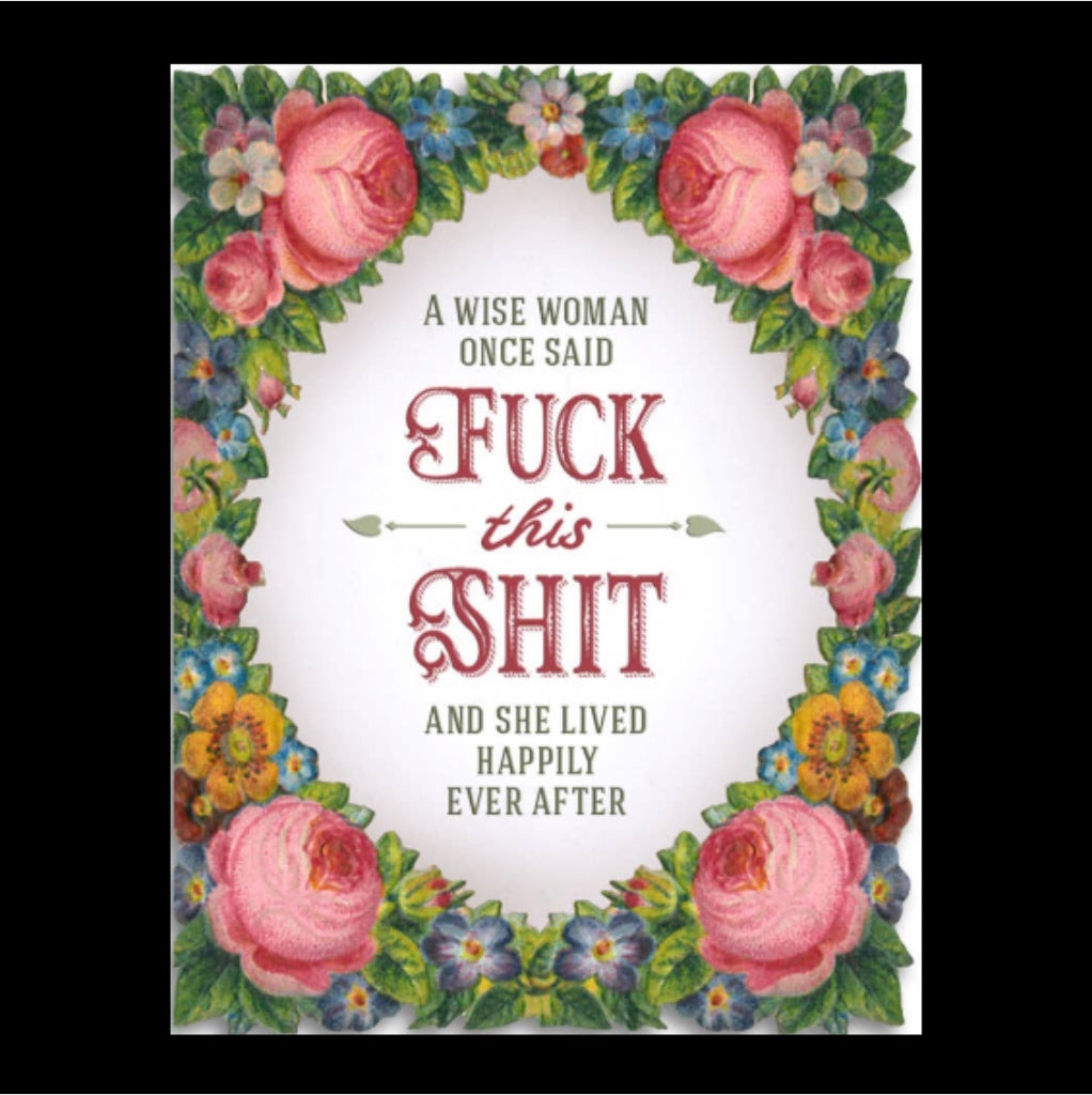 Wise Woman Funny Retirement/Breakup Card