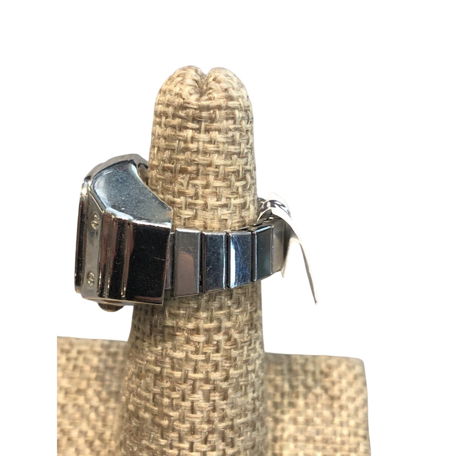 KS quartz square watch ring