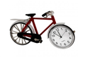 BICYCLE CLOCK IN RED/WHITE